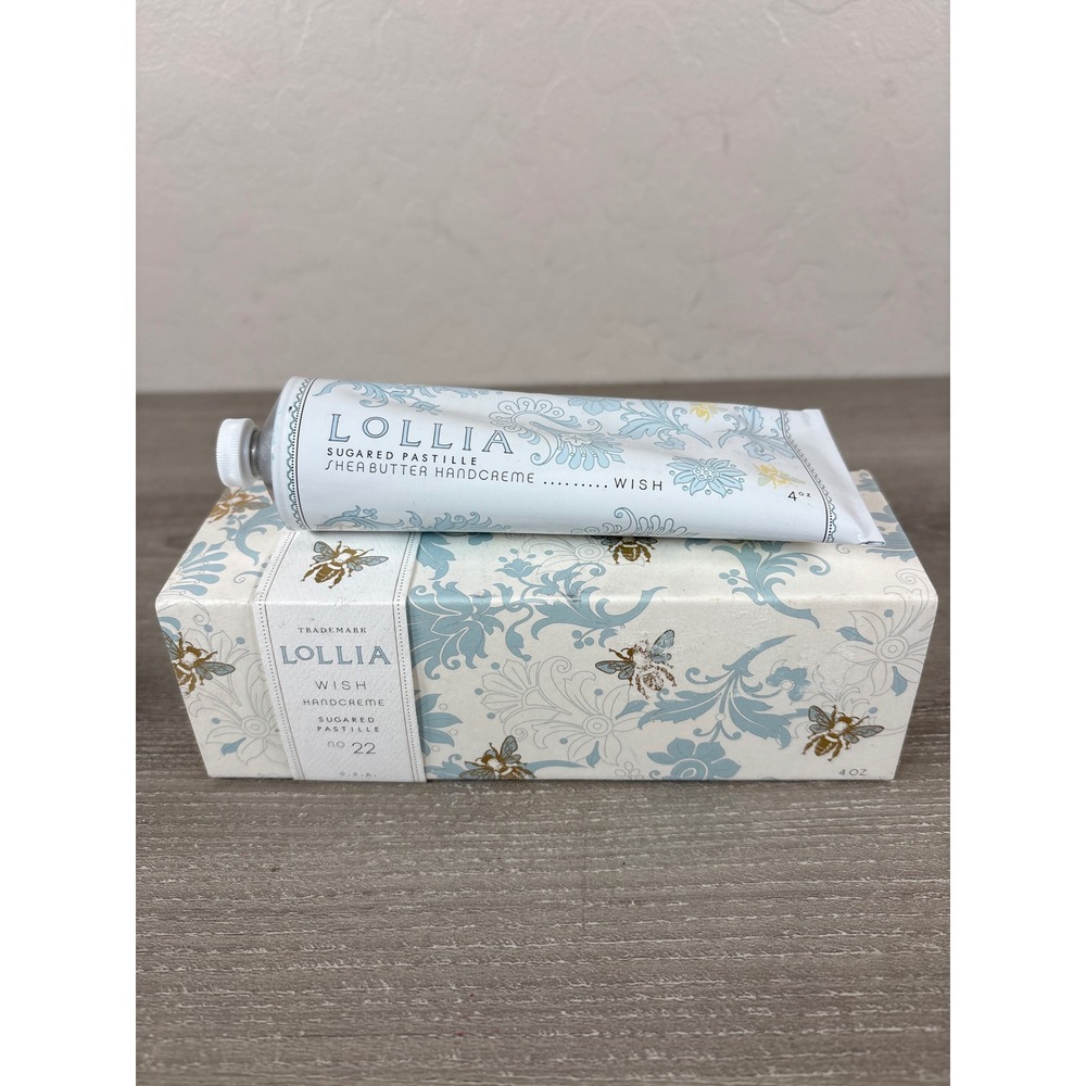 Lollia Wish Sugared Pastille Shea Butter Handcreme No 22 4oz New in Box